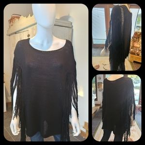 Indah Fringe Cover Up Sweater